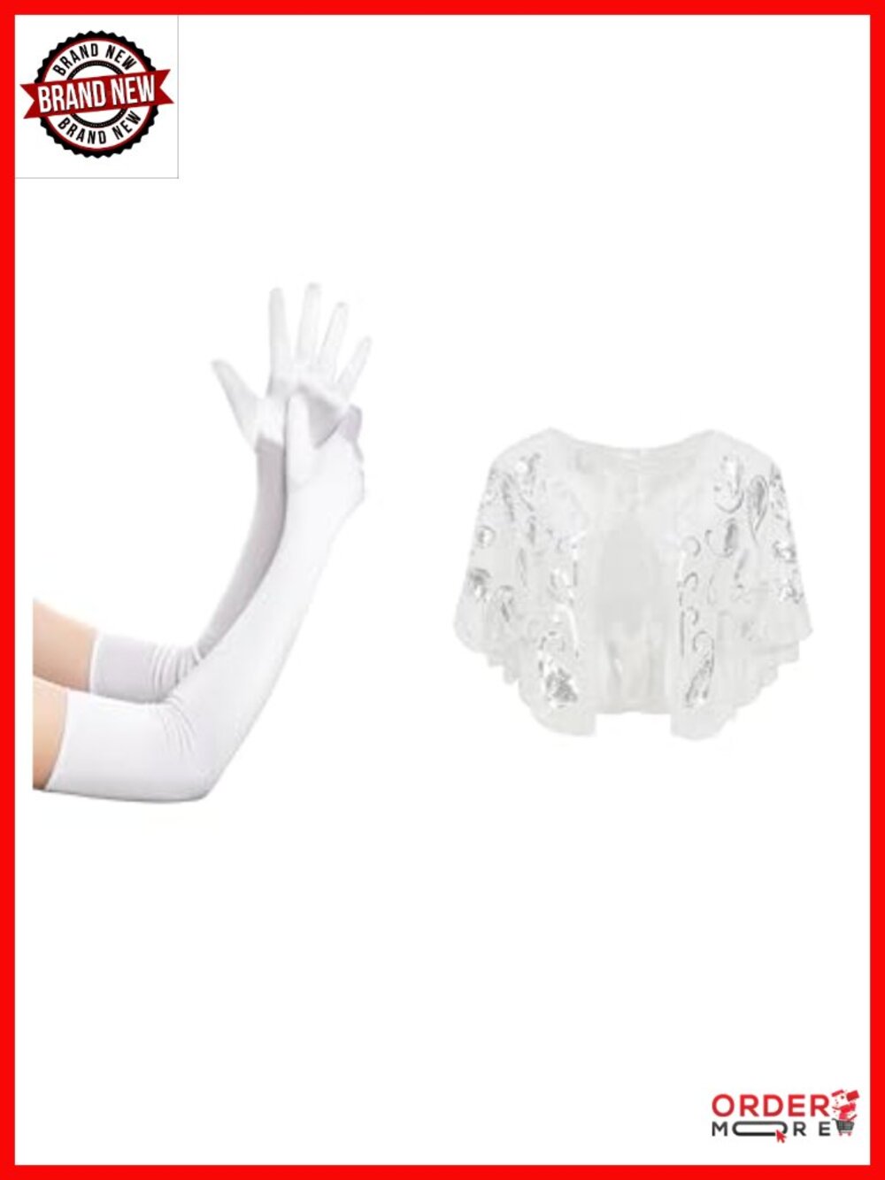 Long Opera Satin Gloves 1920s Vintage Elbow Length Adult Stretchy Costume